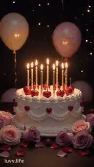 Written On Cake birthday GIF with a name on it