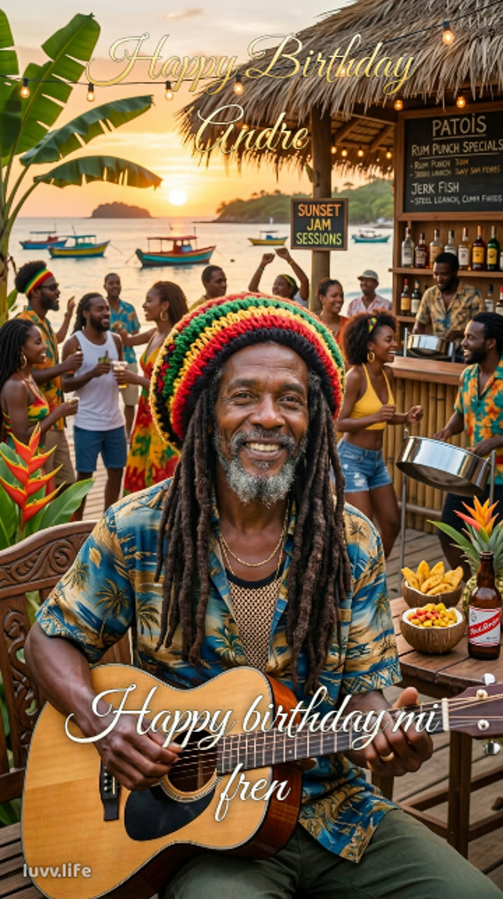 Rasta Patois Jamaican Patois birthday video